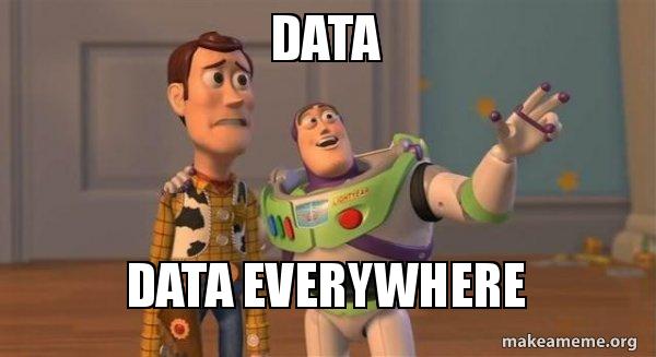 Data, data everywhere